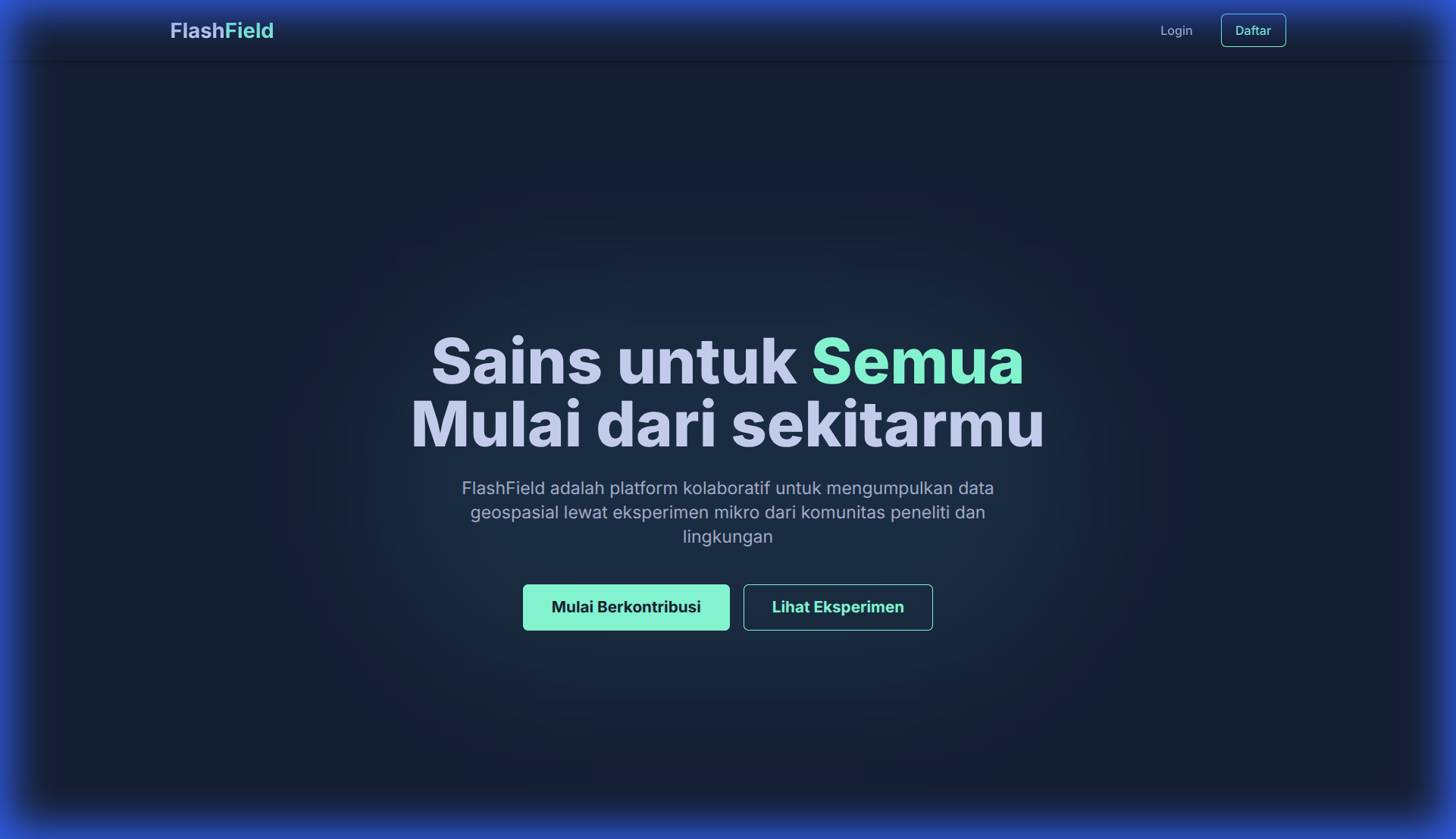FlashField Ecosystem - Connecting Researchers and Volunteers